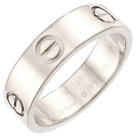 Anel Cartier Love em Ouro Branco 18K Outro