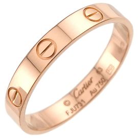 Anillo Cartier Mini Love en oro rosa Otro