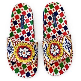 Dolce & Gabbana multicolored slides Multiple colors