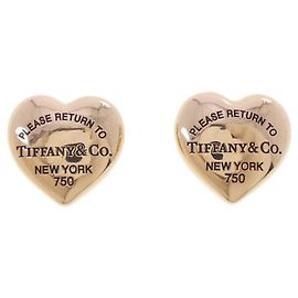 Pendientes de botón Tiffany & Co. 750PG Otro