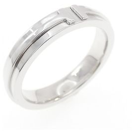Tiffany & Co Tiffany T-Two Narrow Ring in Weißgold Andere