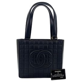Sac cabas CHANEL Chocolate Bar Noir