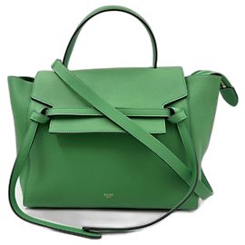 Céline Bolso Cinturón Celine Verde Verde