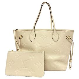 Saco Tote Louis Vuitton Monogram Empreinte Neverfull MM Cru