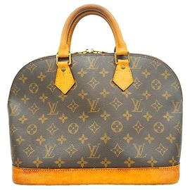 Bolsa de mão Louis Vuitton Alma Monogram Marrom