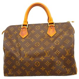 Borsa Louis Vuitton Monogram Speedy 30 Marrone