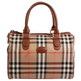 Sac Mini Boston Burberry Marron