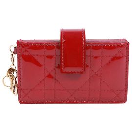 Christian Dior Cannage Kartenetui Rot