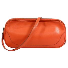 Hermès Bolsa Shoulder Pouch Hermes em couro Epsom Orange Laranja