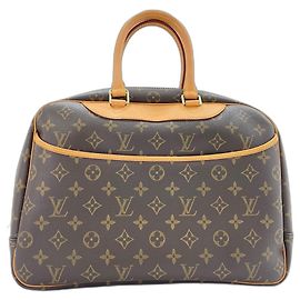 Borsa a mano Louis Vuitton Deauville Marrone