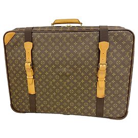 Sac Louis Vuitton Boston Monogram Satellite 70 Marron