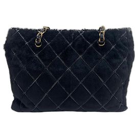 Borsa Tote CHANEL Matelassé in nero Nero