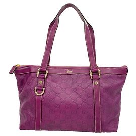 Sac cabas Gucci en cuir violet Violet