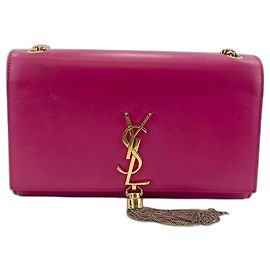 Borsa a tracolla Yves Saint Laurent Kate Tassel in Rosa Rosa