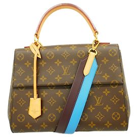 Borsa Louis Vuitton Monogram Cluny MM Marrone