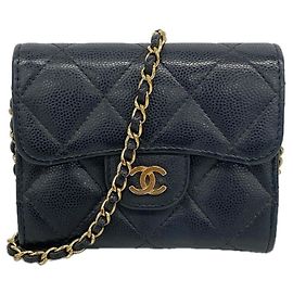 Borsa a tracolla Chanel Matelassé con catena Nero
