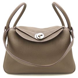 Hermès Bolsa HERMES Lindy 26 Taupe