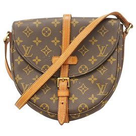 Borsa a tracolla Louis Vuitton Monogram Chantilly MM Marrone