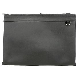 Louis Vuitton Taiga Pochette Apollo Clutch Bag Black