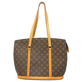 Sac à épaule Louis Vuitton Monogram Babylon Marron