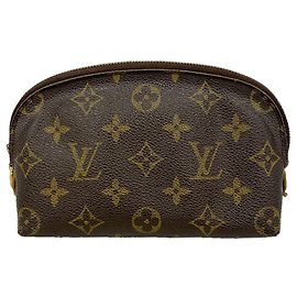 Louis Vuitton Monogram Pochette Tic PM Täschchen Braun