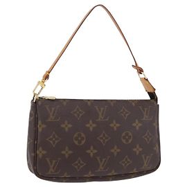 LOUIS VUITTON Monogram Pochette Accessoires Pouch M51980 LV Auth 199614V Monogramme