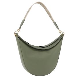 Sac à épaule LOEWE Luna Small en cuir Vert Or Auth ka5922M Doré Vert