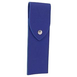 LOUIS VUITTON Monogram Emboss Federetui Blue GI1199 LV Auth 198556M Blau