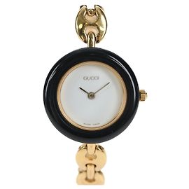 Relojes GUCCI Change Bezel Metal Gold Multicolor Auth am12485M Multicolor Dorado