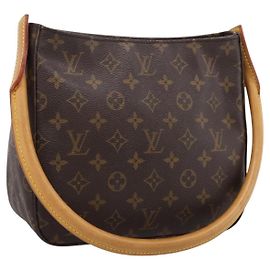 LOUIS VUITTON Bolsa de Ombro Monogram Looping MM M51146 LV Auth 197731V Monograma