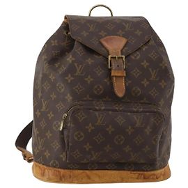 LOUIS VUITTON Monogram Montsouris GM Backpack M51135 LV Auth ep15758 Monogram