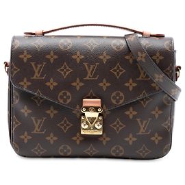 Borsa Louis Vuitton Monogram Pochette Metis Marrone Marrone