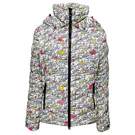Veste de ski en duvet Bogner Fire + Ice White Multi Saelly-D Multicolore