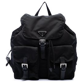 Mochila Prada Tessuto Negra Negro