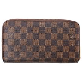 Louis Vuitton Zippy Damier Ebene Geldbörse in Brown N60003 Braun