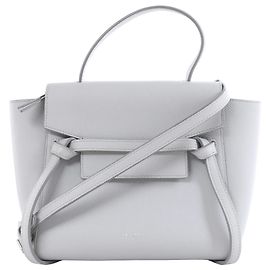 Céline Sac à main 2Way Celine Belt Bag Nano en cuir Gris Gris