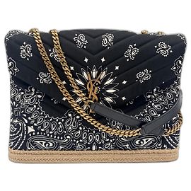Borsa Yves Saint Laurent Lulu Nero
