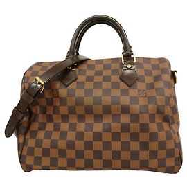 Borsa Louis Vuitton Damier Speedy Bandoulière 30 Damier ebene