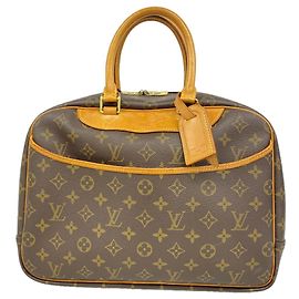 Borsa Louis Vuitton Monogram Deauville Marrone