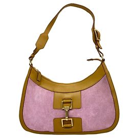 Borsa a tracolla Gucci Jackie Marrone Rosa