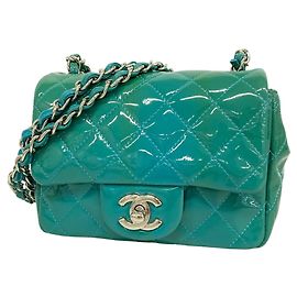 Bolso de hombro con cadena Chanel Matelassé Azul