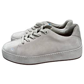 Loro Piana Tennis Walk White Suede Sneakers EU 36 Pre-owned Other