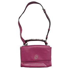 Karl Lagerfeld Lederhandtasche Fuchsia Fuschia