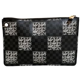 2015 Louis Vuitton Christopher Nemeth Damier Graphite Jour PM Clutch Other