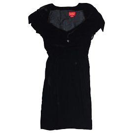 Vivienne Westwood Red Label Samtkleid Schwarz