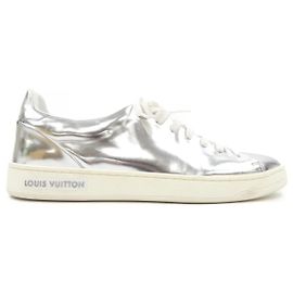 Baskets Louis Vuitton MS0175 Argenté Blanc
