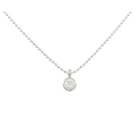 Autre Marque Collar de diamantes Pt900 Pt850 Plata