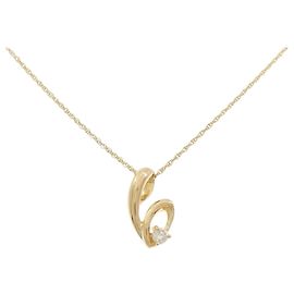 Autre Marque Colar de Diamantes Au750 Dourado