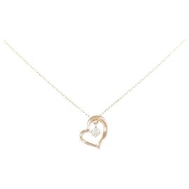 Autre Marque Collar de Diamantes Corazón Au750 Rosa