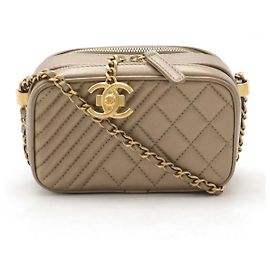 Borsa a tracolla in pelle Chanel Coco Mark D'oro Altro